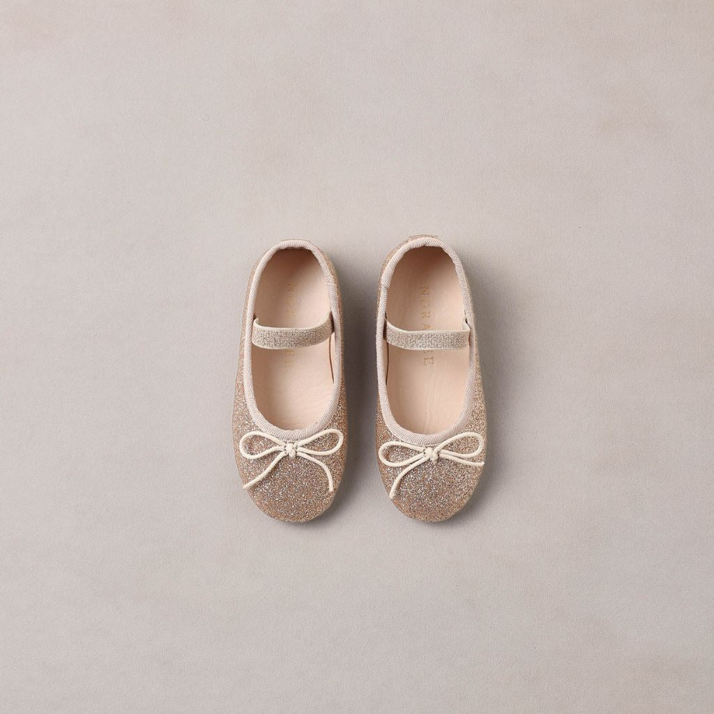 Noralee Ballet Flats Rose Gold Shimmer