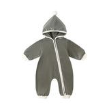 Quincy Mae Velour Zip Jumpsuit Forest