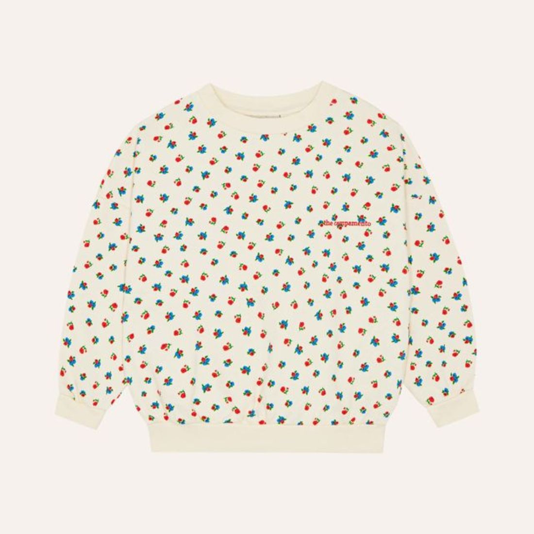 The Campamento Small Flowers Allover Sweatshirt