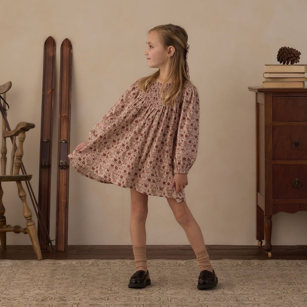 Rylee + Cru Selene Dress Pink Floral