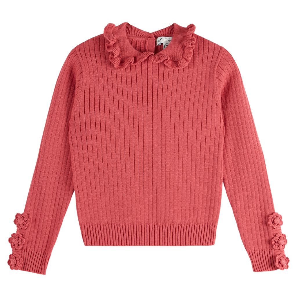 Emile & Ida Cotton Pullover Raspberry