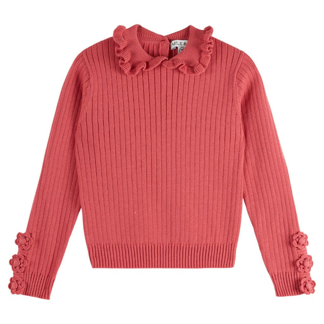 Emile & Ida Cotton Pullover Raspberry
