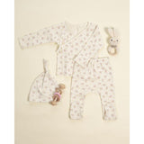 Quincy Mae Knotted Baby Hat Flower Field