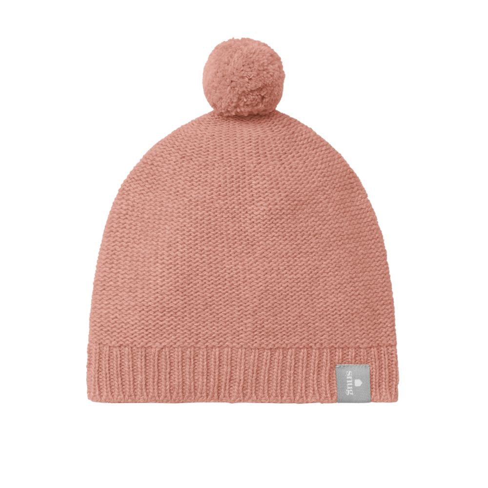 Snug Knitted Beanie with Pom Pom