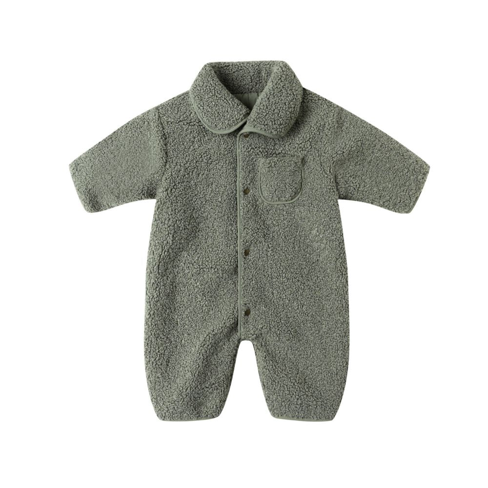 Quincy Mae Shearling Jumpsuit F