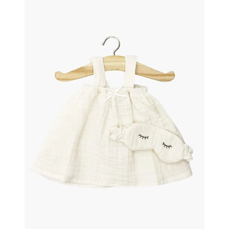 Minikane Clothing for Gordis Dolls 34cm - Mila nightgown & Dodo mask – ecru gauze