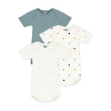 Petit Bateau SS Bodies 3pcs