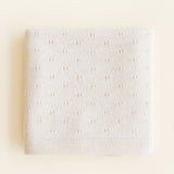 Hvid Merino Wool Blanket Bibi Cream