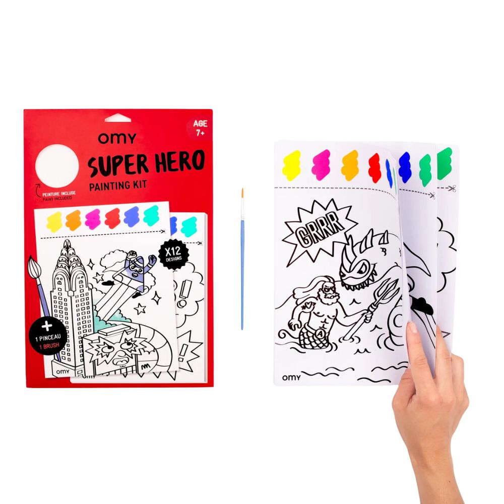Omy Painting Kit-  Super Hero