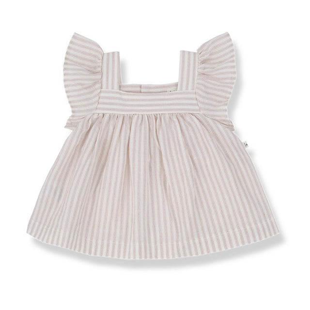 1 + in the Family VENTALLO Striped Poplin Dress