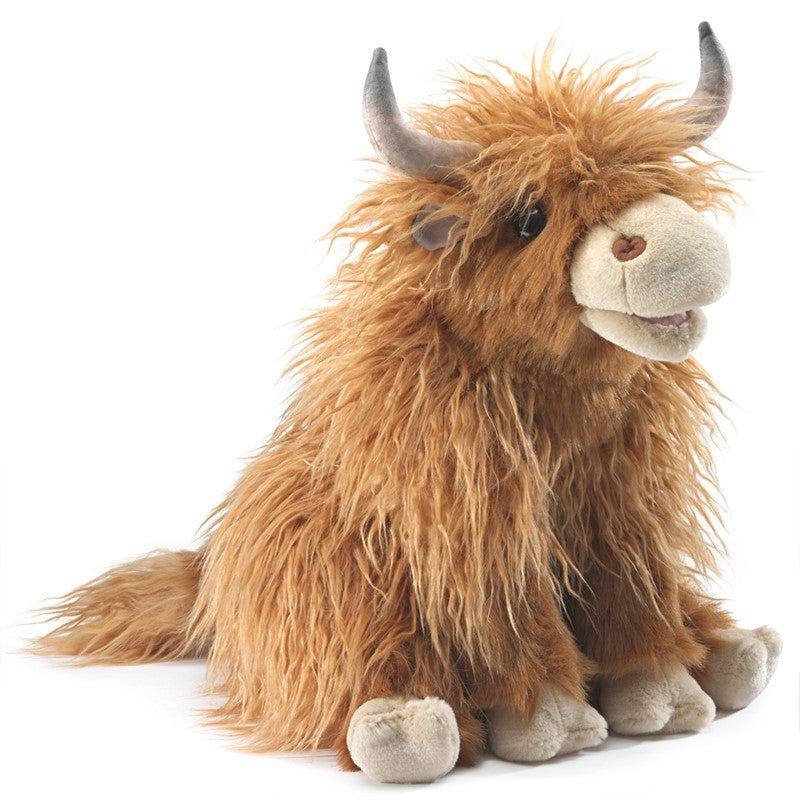 Hand Puppet - Highland Cow