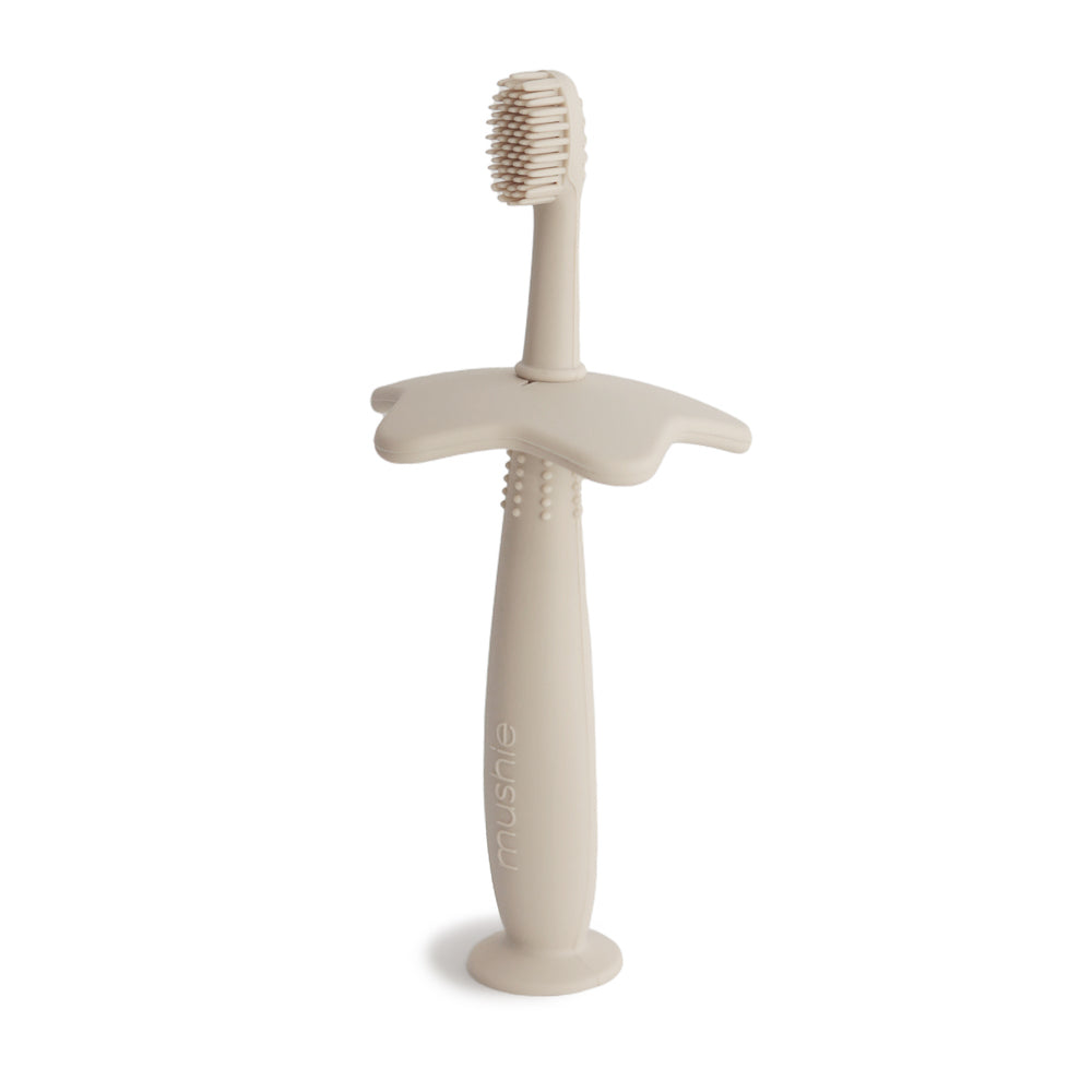 Mushie Star Training Toothbrush- Shifting Sands