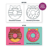 Colour Magic Bath Book - Cat Donuts