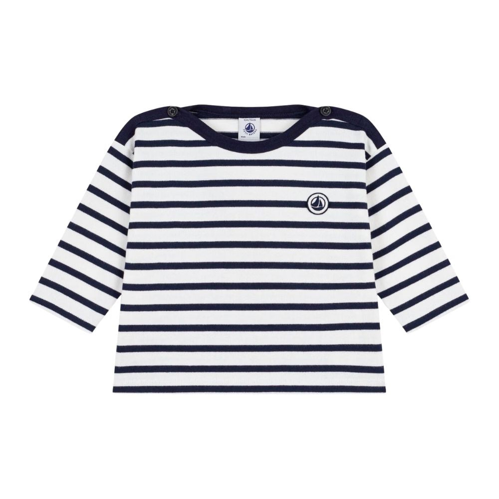 Petit Bateau Baby Mariniere LS Tee