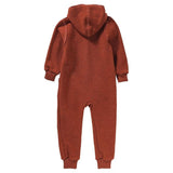 Engel Hooded Overall With Zipper Magma