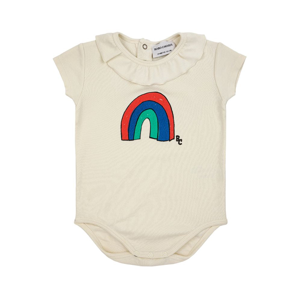Bobo Choses Baby Rainbow Ruffle Collar Body