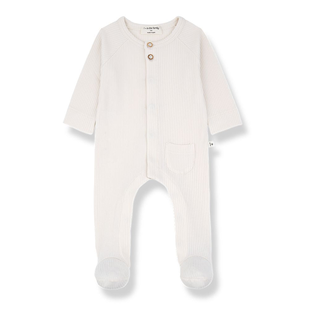 1 + in the Family Newborn PAU Footed Sleeper