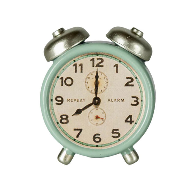 Maileg Alarm clock, Mouse - Mint