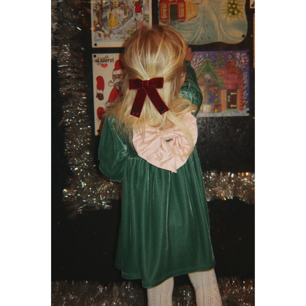 Konges Sløjd Gia Bow Dress Fir