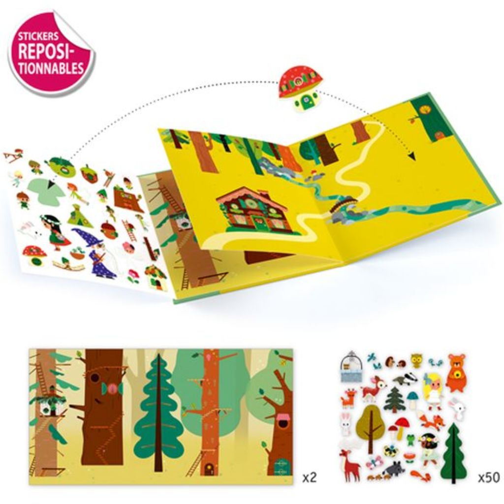 Djeco Sticker story - The Magical Forest