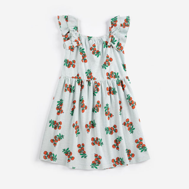 Bobo Choses Juicy Tomatoes all over ruffled dress