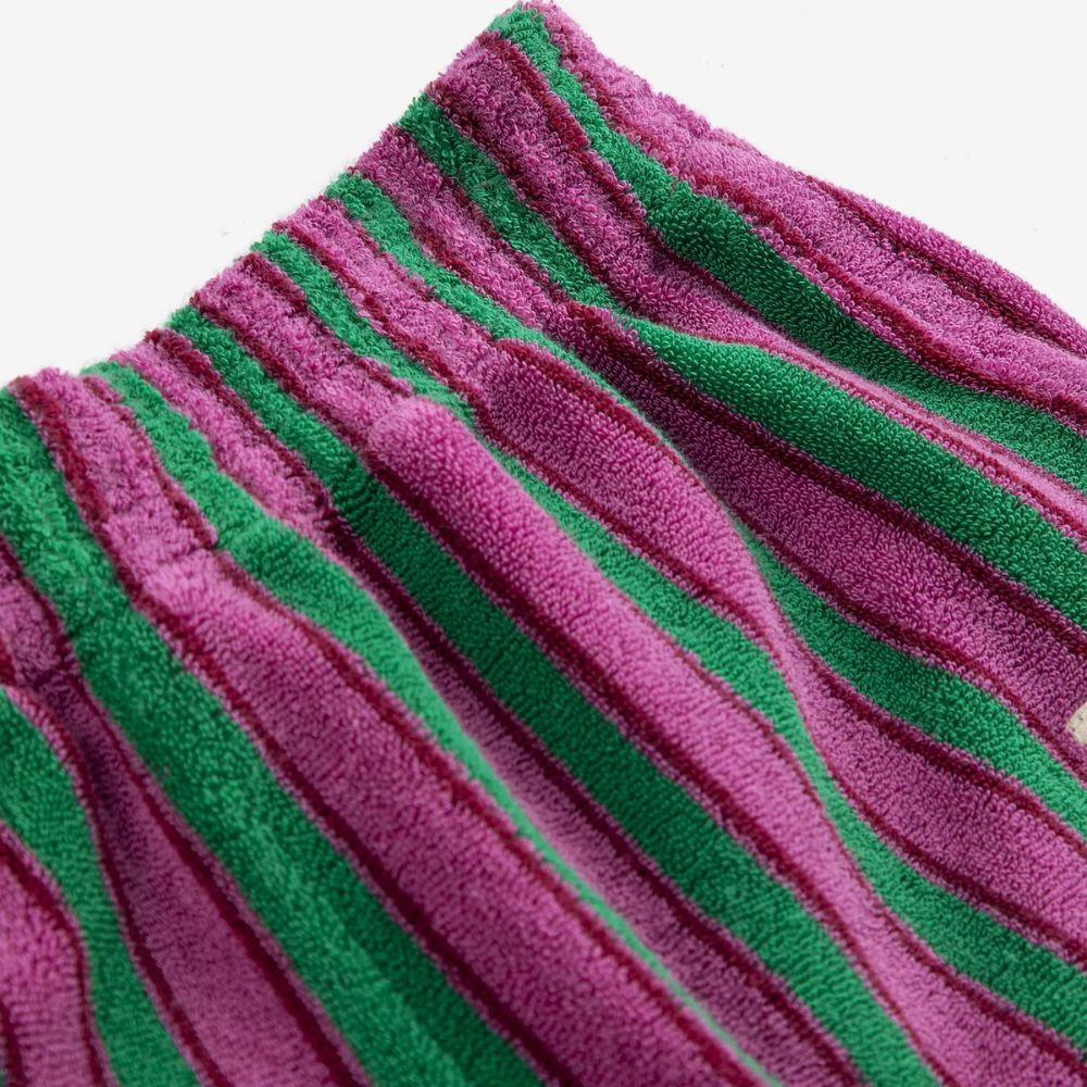 Bobo Choses Striped terry cloth shorts