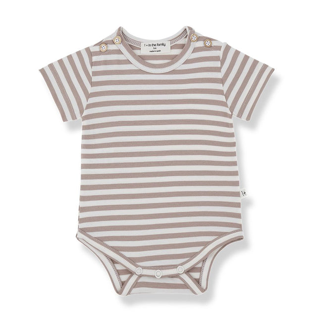 1 + in the Family Newborn ELOI Striped Body T