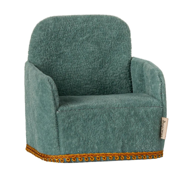 Maileg Folding chair, Mouse - Mint