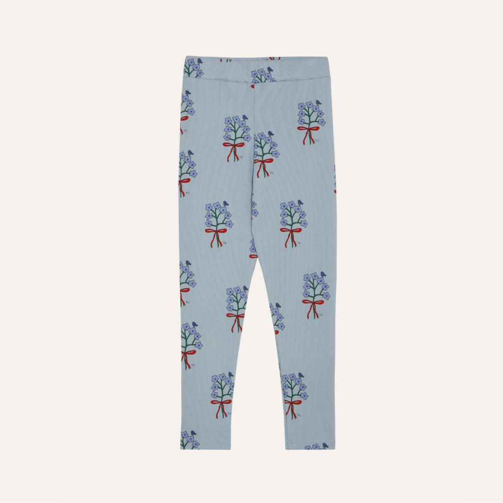 The Campamento Bouquets Light Blue Leggings