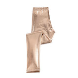 Love Life Leggings Gold Metallic Size 3-4