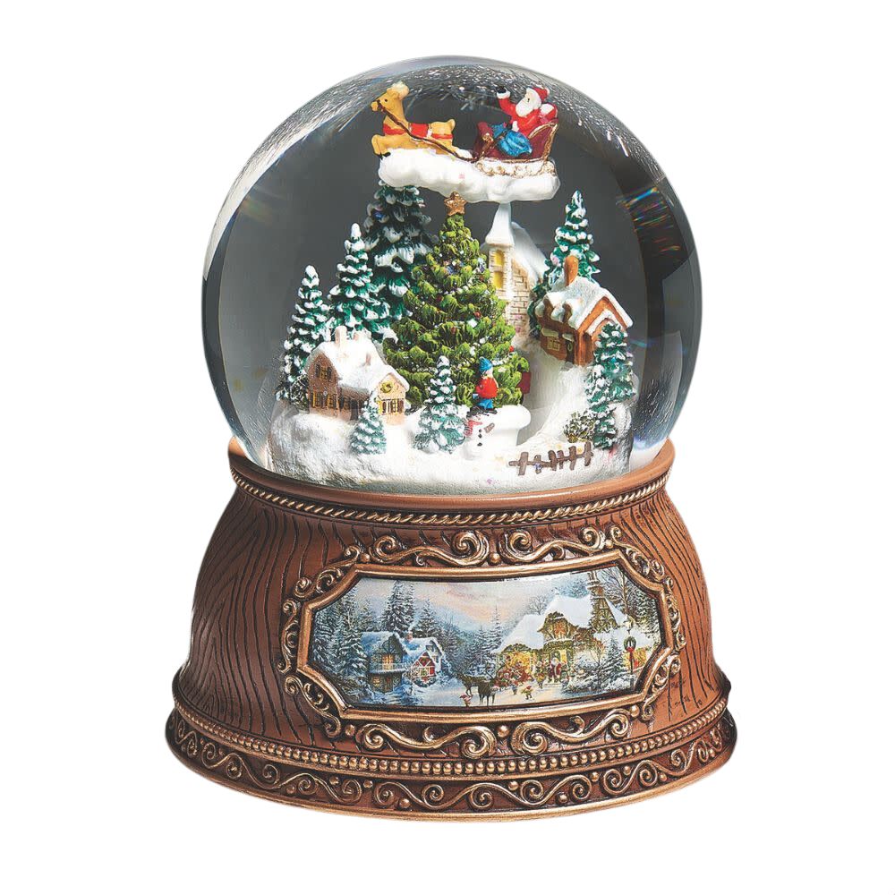 5.7" Musical Santa with Tow