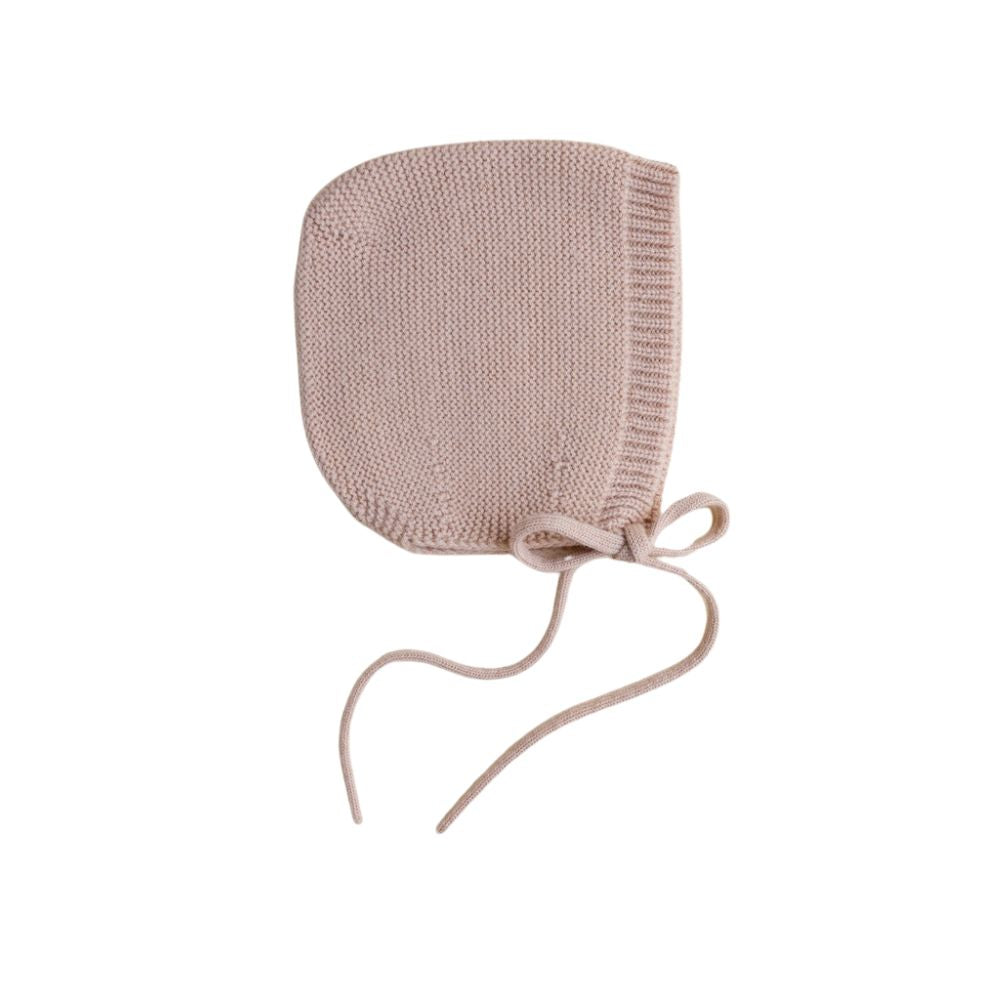 Hvid Bonnet Dolly 1-3m- Apricot