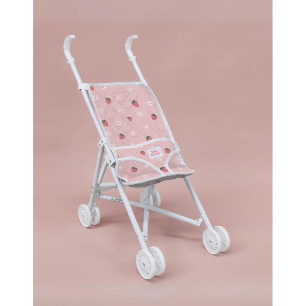 Stroller For Doll - Strawberry Picnic - Tiny Harlow