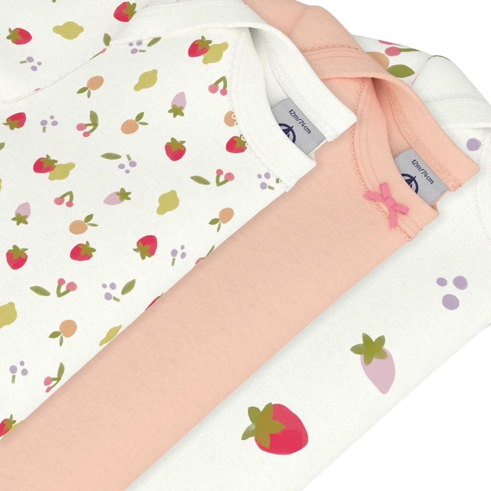 Petit Bateau SS Bodies 3pcs