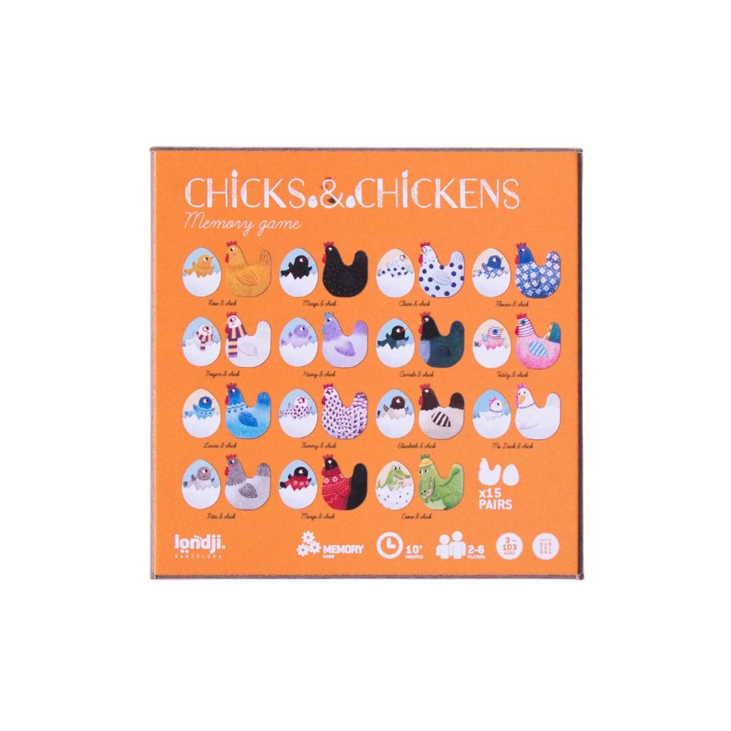Londji Memory Game- Chicks and Chickens
