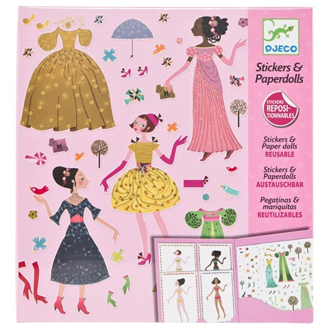 Djeco Arts and Crafts- Paper Dolls Dresses through the Seasons