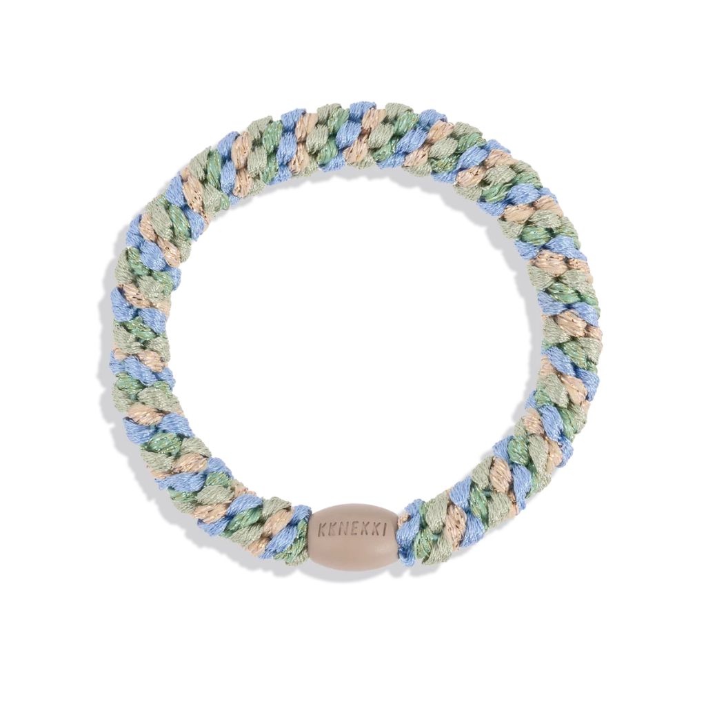 Kknekki Original Hair Tie Mix Pistacio Sky Blue Glitter