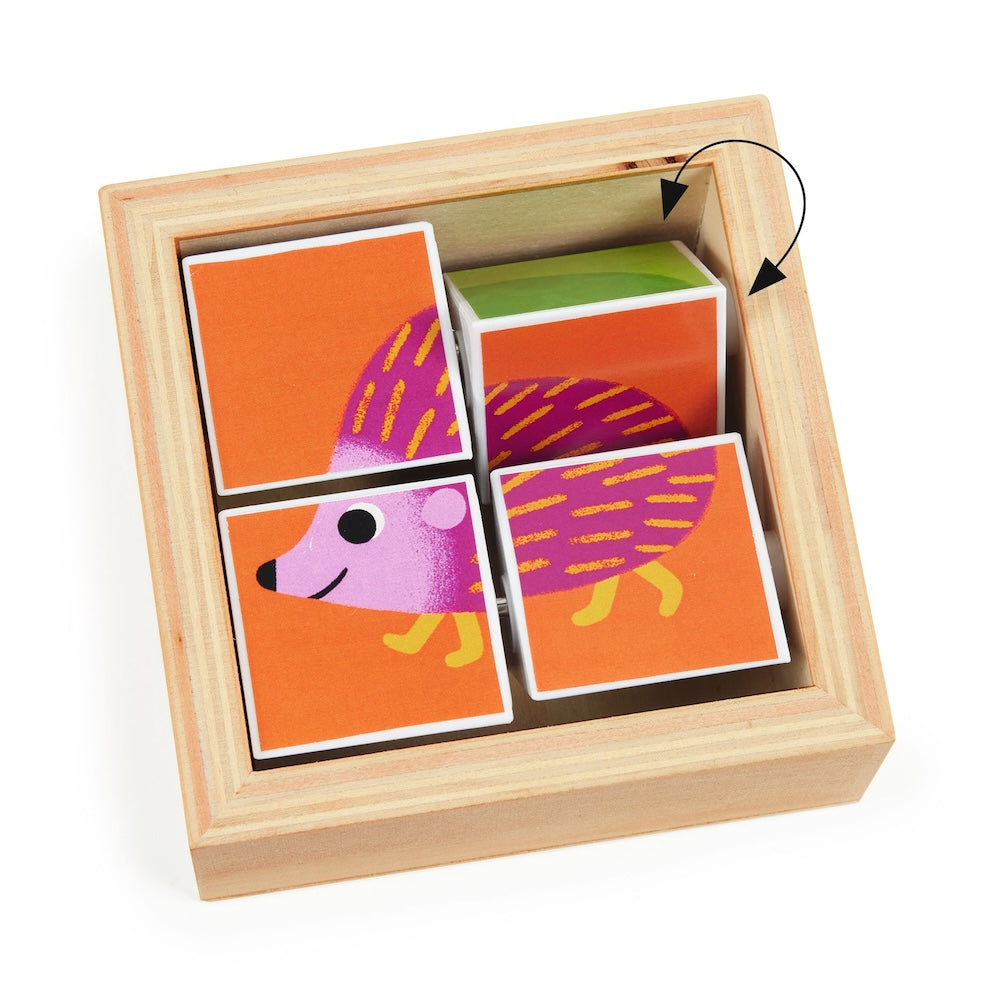 Djeco Wooden puzzle- Tournibist