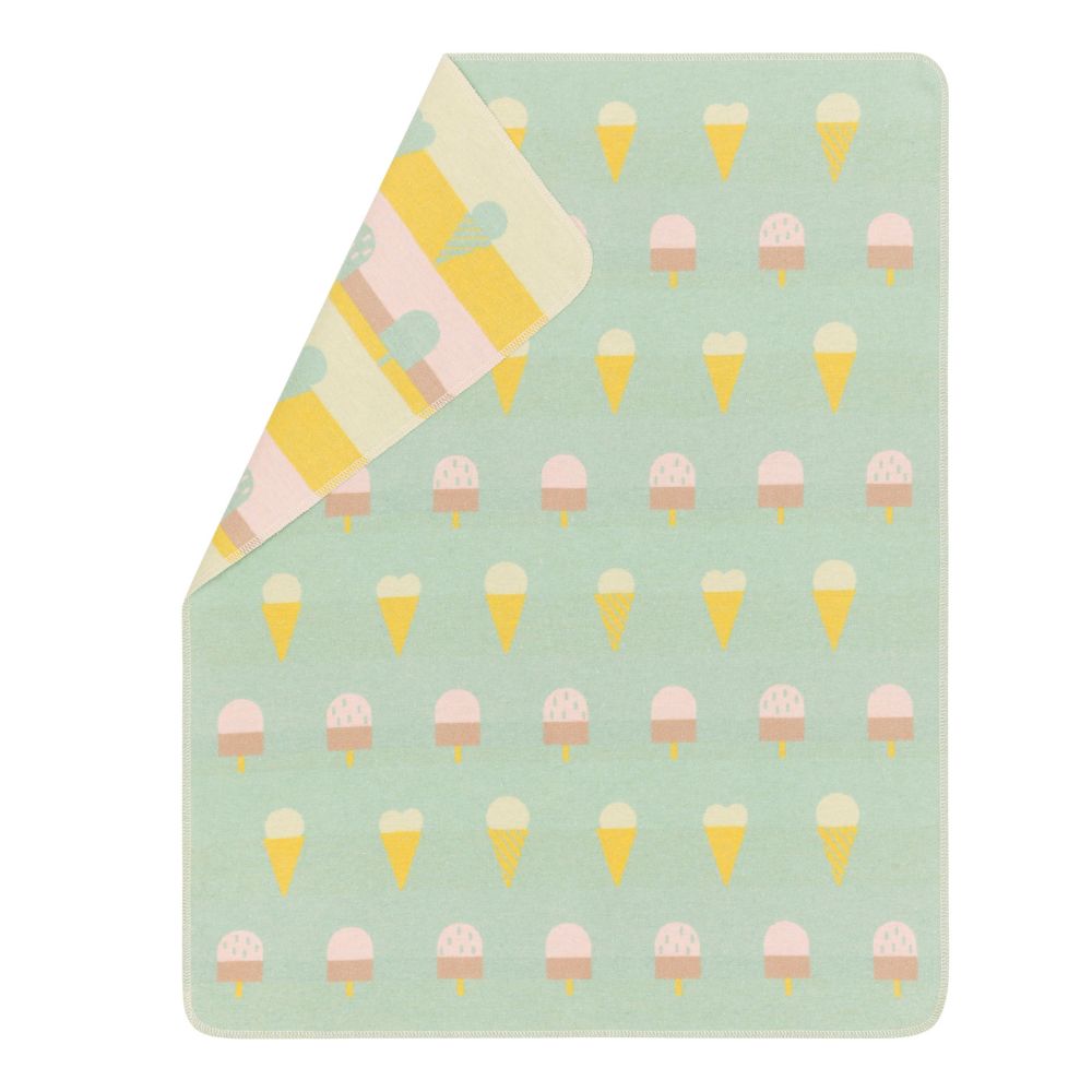 Fussenegger JUWEL baby blanket "Gelato Dreams”- Kiwi, 90x70cm