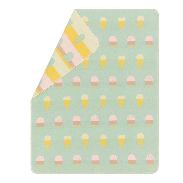 Fussenegger JUWEL baby blanket "Gelato Dreams”- Kiwi, 90x70cm