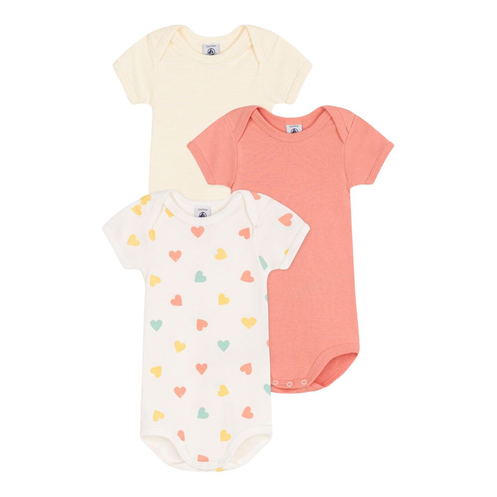 Petit Bateau SS Bodies 3pcs