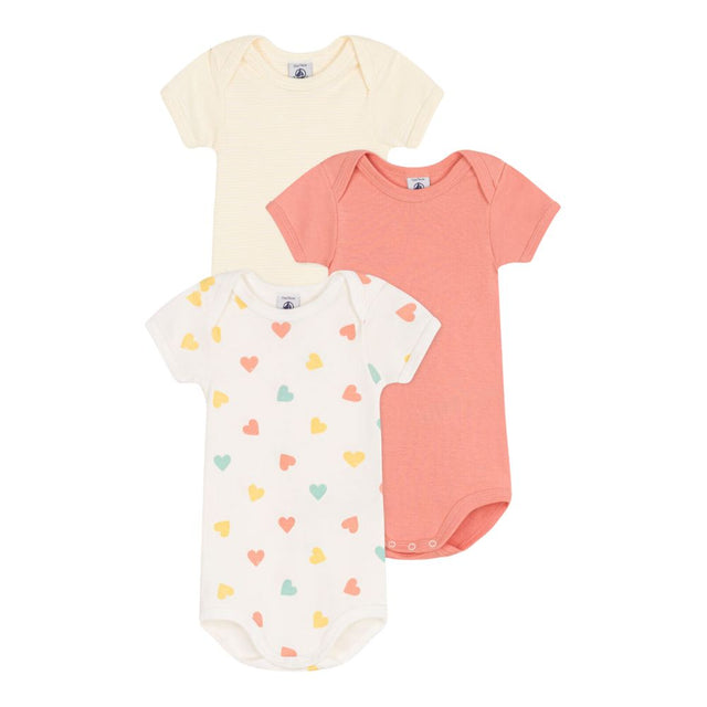 Petit Bateau SS Bodies 3pcs
