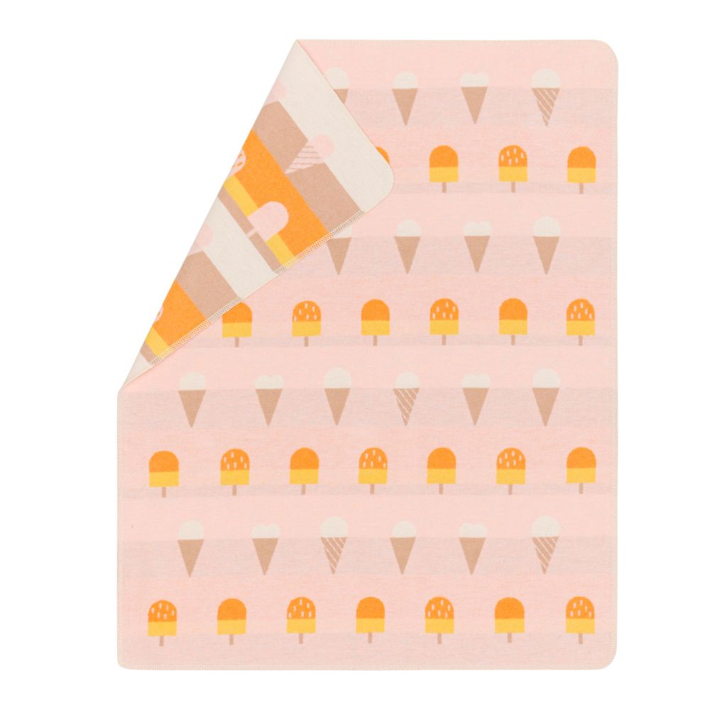 Fussenegger JUWEL baby blanket "Gelato Dreams”- Rose, 90x70cm
