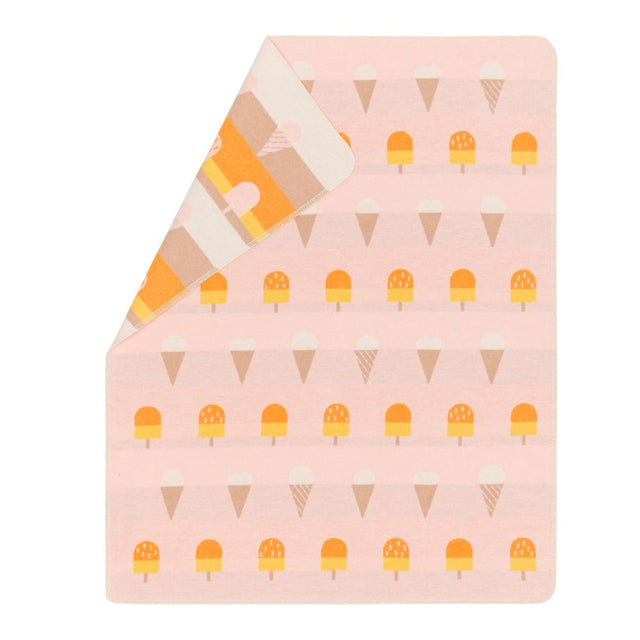 Fussenegger JUWEL baby blanket "Gelato Dreams”- Rose, 90x70cm