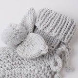 Quincy Mae Bunny Knit Booties HS
