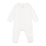 Petit Bateau Tiny Flowers Zip Sleeper