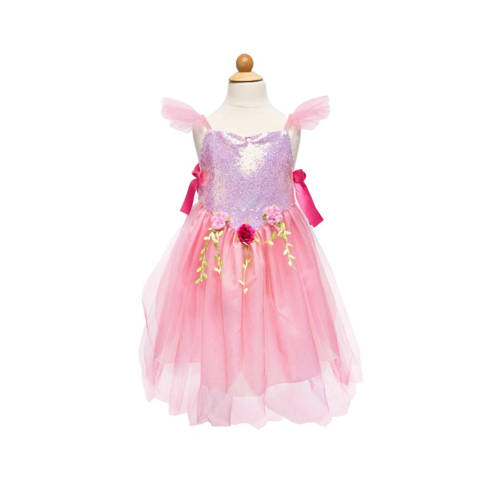 Pink Sequins Forest Fairy Tunic, Size 5-6