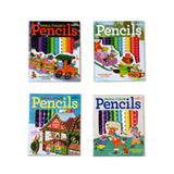 Eeboo Christmas Village Small Pencil Asst