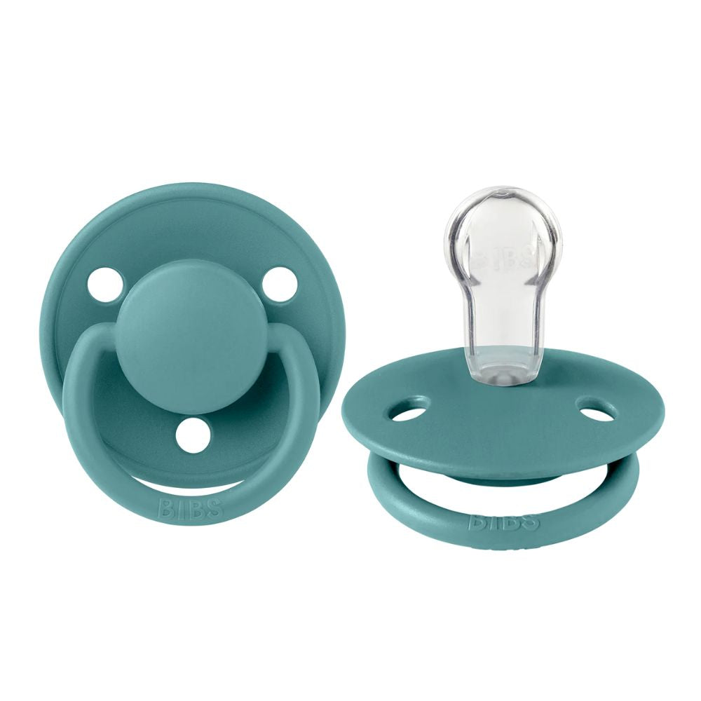 BIBS Pacifier De Lux Silicone 2 PK Island Sea ONE SIZE