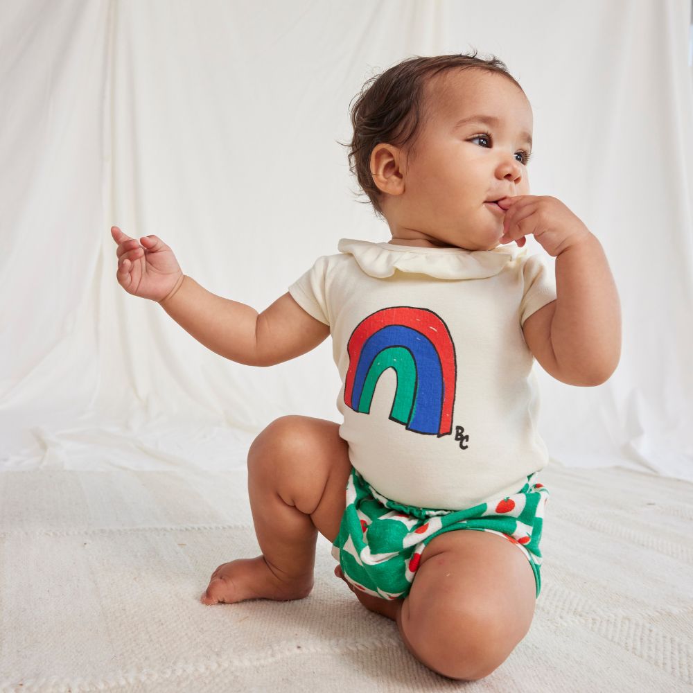 Bobo Choses Baby Rainbow Ruffle Collar Body
